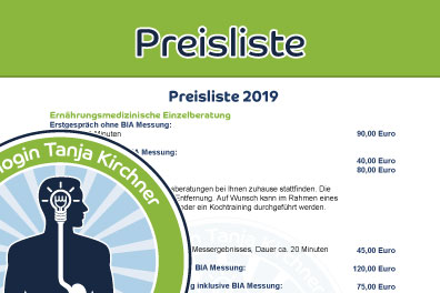 Preisliste